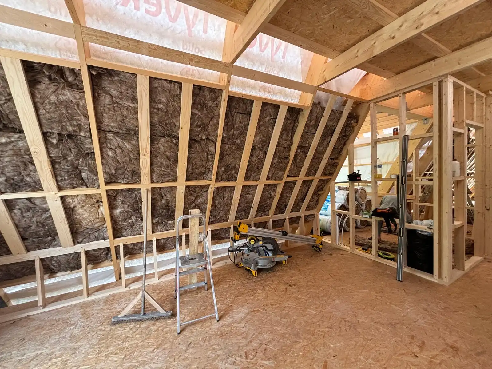 View of the Avrame A-frame house
